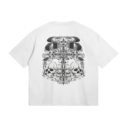 BlancStarBaby White Graphic T-Shirt