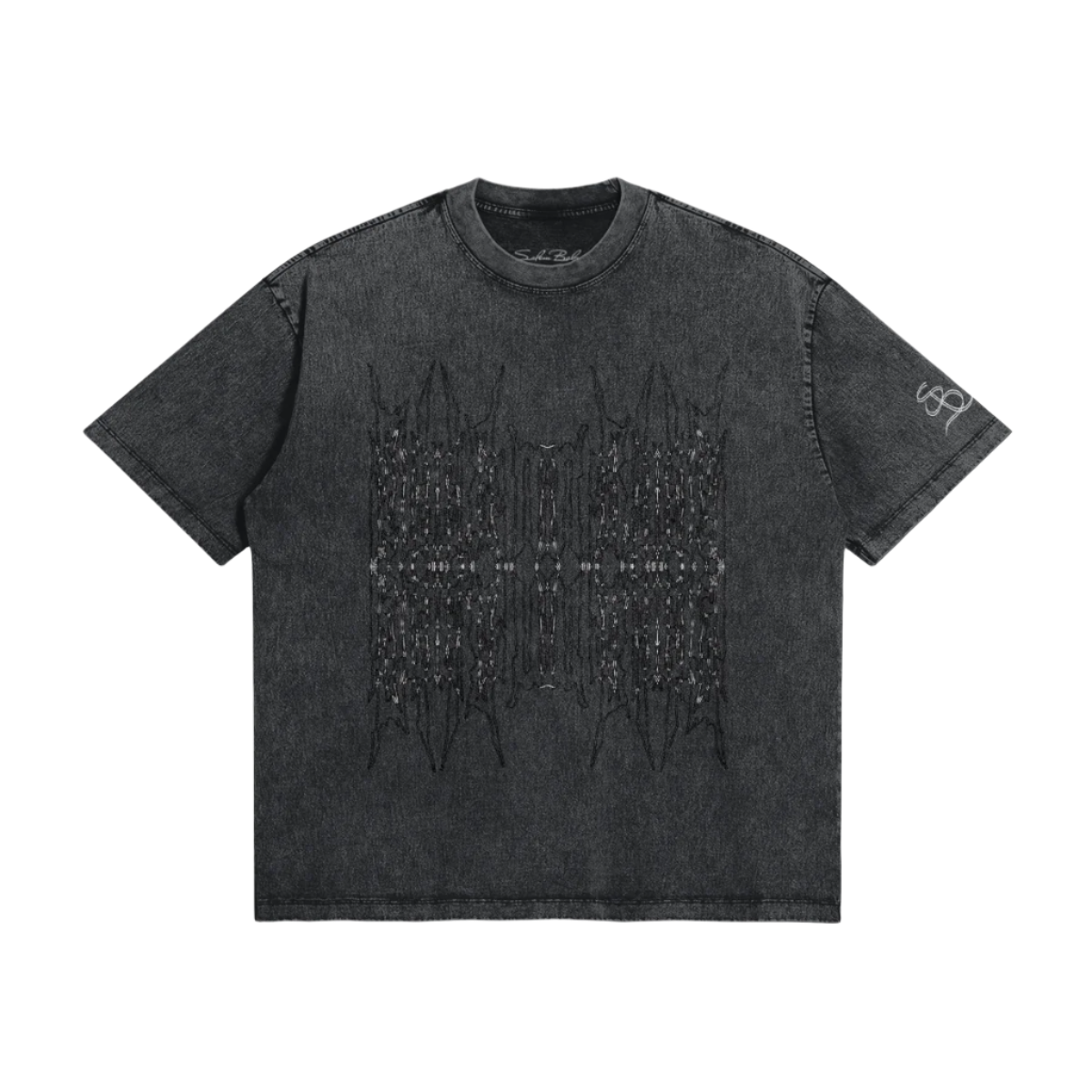Bartela Ash Vintage Grey Graphic T-shirt