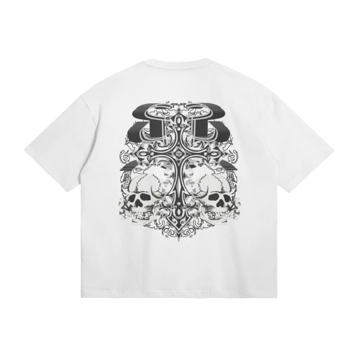 BlancStarBaby White Graphic T-Shirt