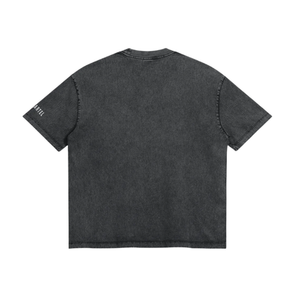 Bartela Ash Vintage Grey Graphic T-shirt